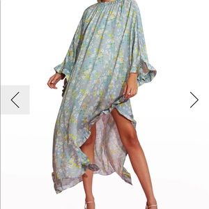 Cynthia Rowley One Size Blue Tulum Kaftan